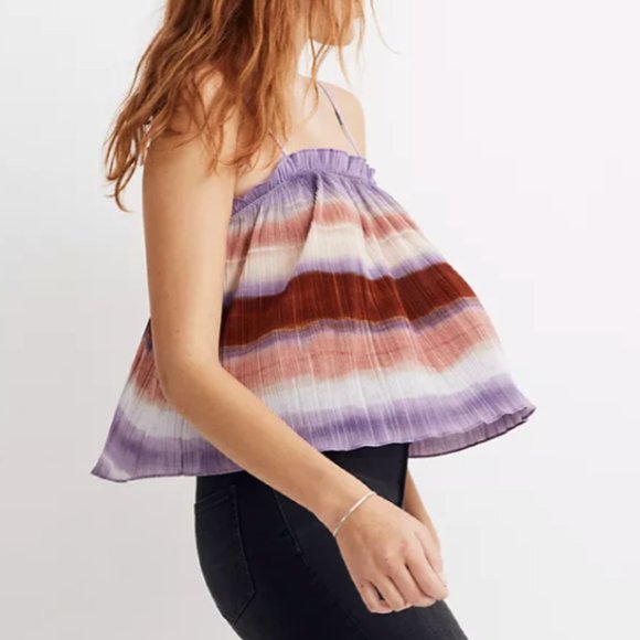 NWT Madewell Colorful Ombré Top XS $45 - Picture 2 of 7